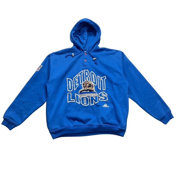 Vintage Other - Vintage Detroit Lions Hoodie Sweatshirt NFL Apex One L NFL